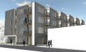 Architect's rendering of Roslindale building