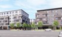 Rendering of proposed apartment buildings on Washington Street in Jamaica Plain