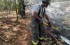 Firefighters fight brush fire in Stony Brook Reservation