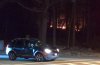 Brush fire in the woods off West Roxbury Parkway and Weld Street