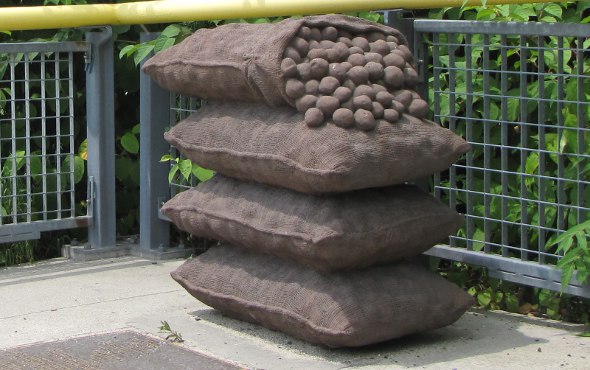 Potato statue