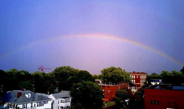 Rainbow over Brighton