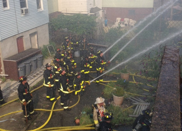 East Boston firefighters