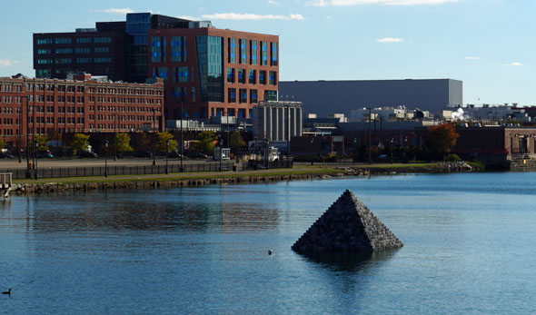 Pyramid in Fort Point Channel