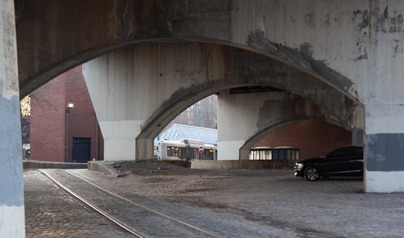 Casey Overpass tracks