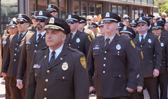 Boston EMS workers