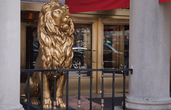 Copley Plaza lion