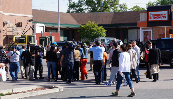 Media with Rahim family in Roslindale