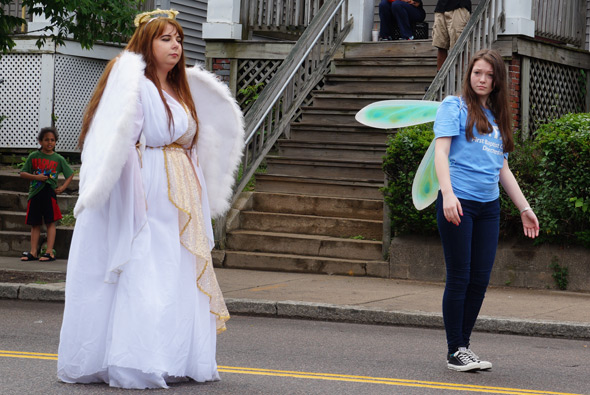 Angels in Dorchester Day parade