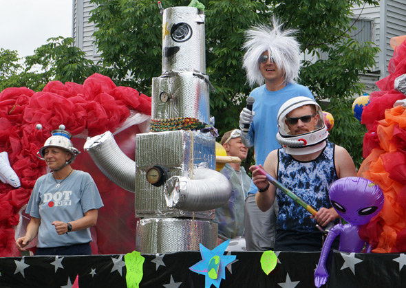 Dot Out in Dorchester Day parade