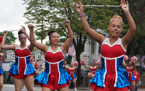 Dancers in Dorchester Day parade