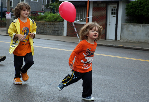 Kids in Dorchester Day parade