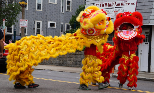 Lions in Dorchester Day parade