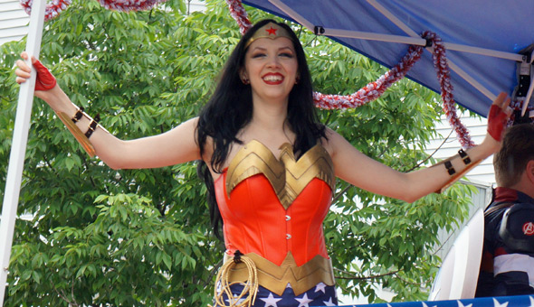 Wonder Woman in Dorchester Day parade