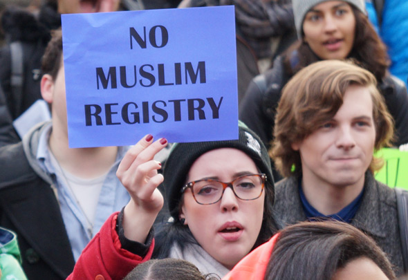 No Muslim registry