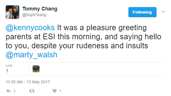 Tommy Chang tweet