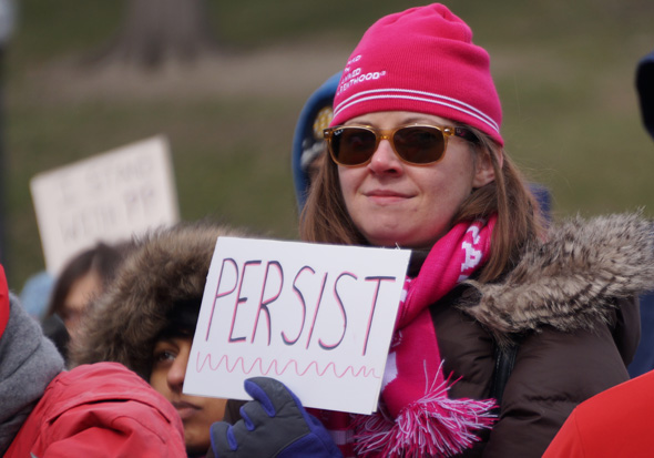 Planned Parenthood supporter