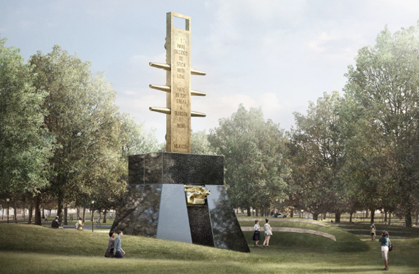 Proposed MLK memorial on the Common