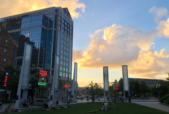 Sunset on the Greenway