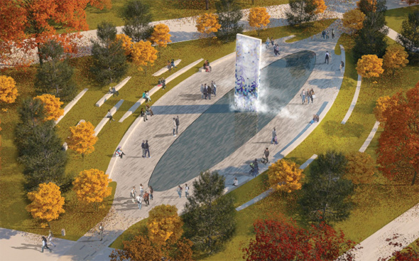 Proposed MLK memorial on the Common