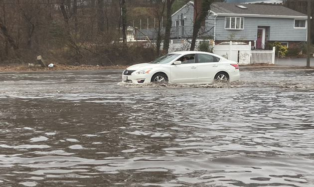 Flooded Morrissey Boulevard