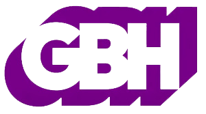 New GBH logo, in purple