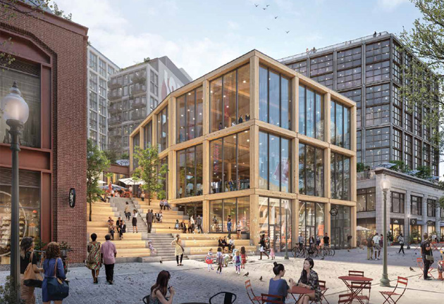 Jersey Street would become a permanent pedestrian mall as part of plans for  nearly nine acres of redevelopment around Fenway Park