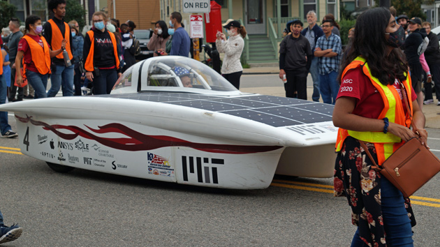 Solar-powered car from MIT