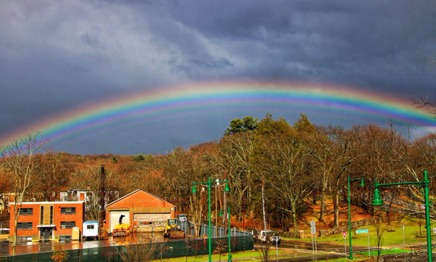 Rainbow over Franklin Park