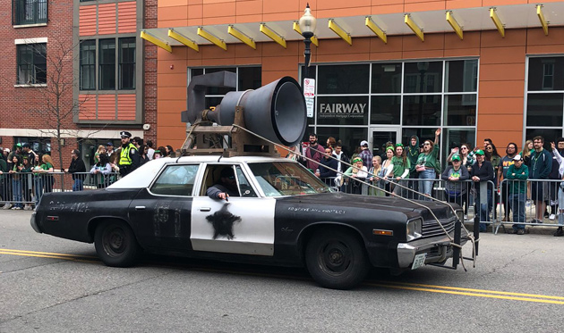 Blues Brothers car in the parade