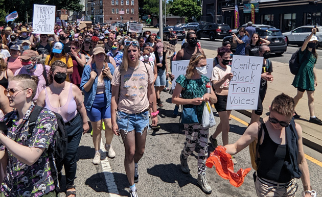 Marching to support trans lives in Boston | Universal Hub