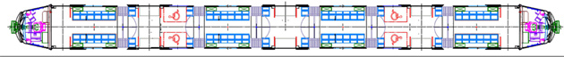 Interior schematic of new car