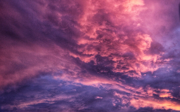 Purple cloud over Jamaica Plain