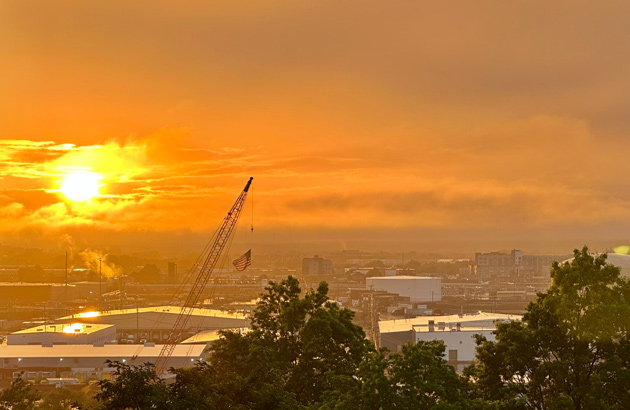 Sunset over Chelsea