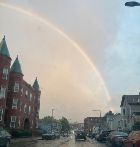 Rainbow over Dorchester