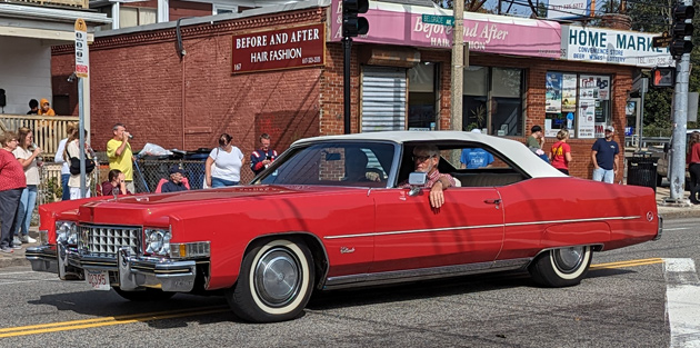 Old car with big whitewalls