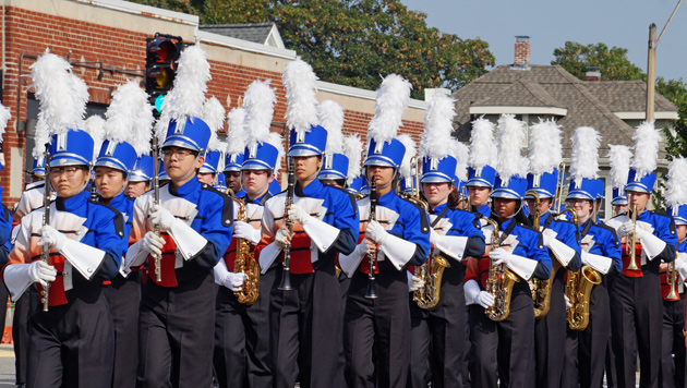 Quincy marching band