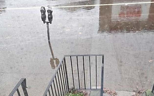 Flooding on Harvard Avenue