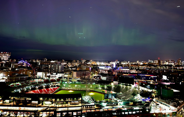 Aurora over Fenway