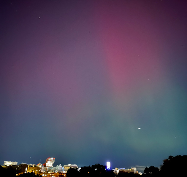 Aurora over Kenmore Square