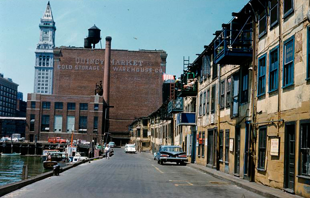 Quincy Market Cold Storage at the foot of T Wharf